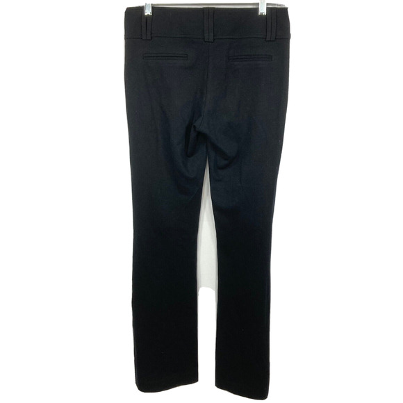 Cache‎ Contour Pants Womens Sz 4 Black Knit Stretch Flare Dress - Picture 3 of 10